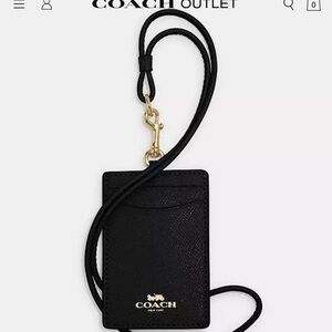 Coach Oulet ID Lanyard black